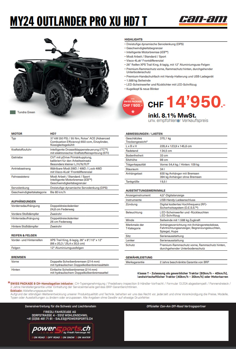 CAN-AM Outlander HD7 PRO XU T-image-13