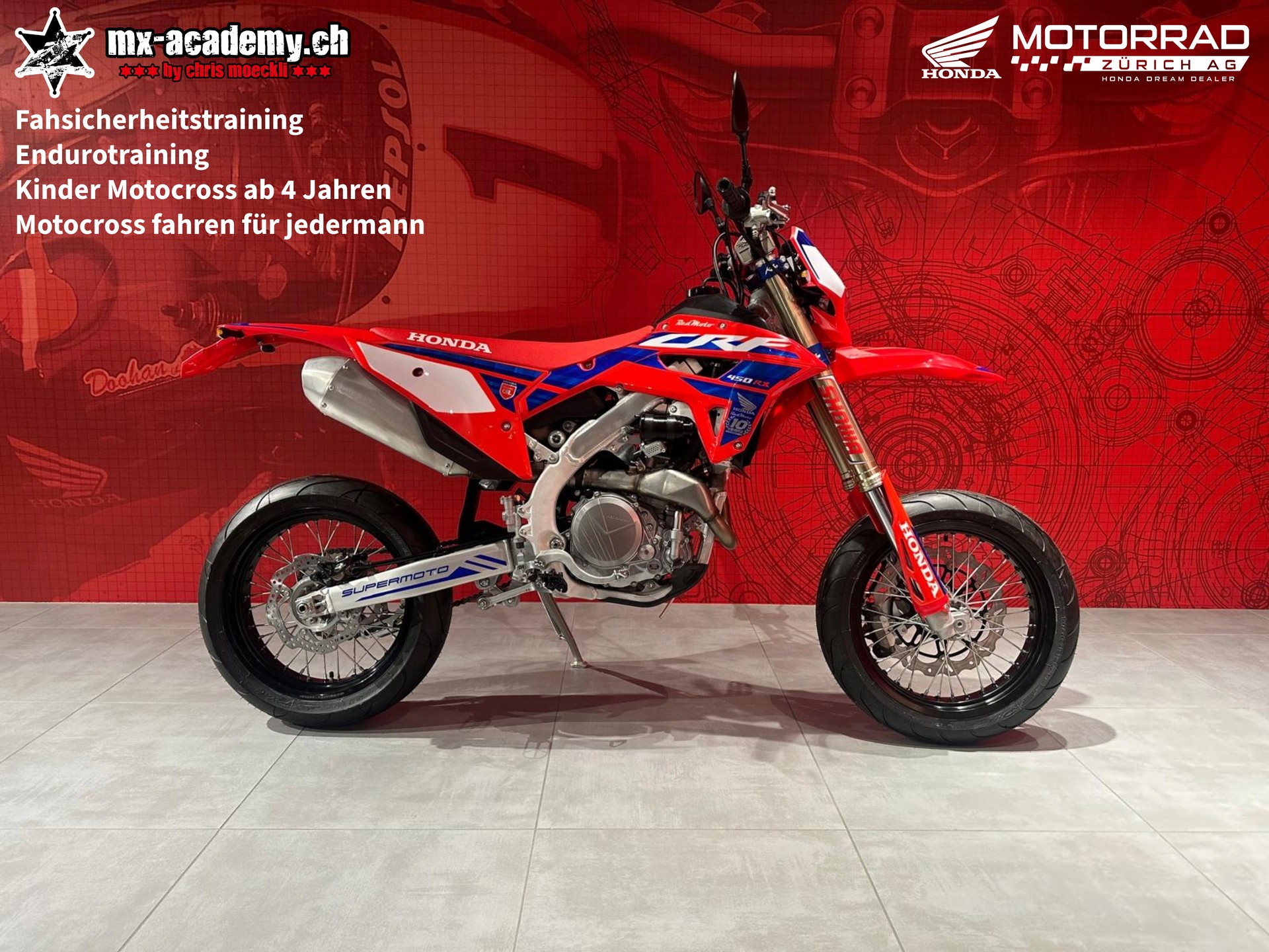 HONDA REDMOTO CRF 450 RX Supermoto