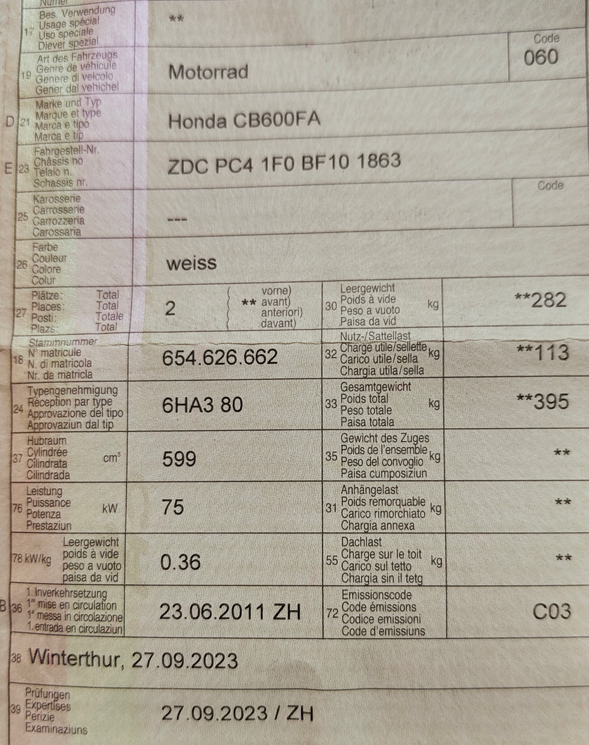 HONDA CB 600 FA Hornet Top Zustand, wenig Km-image-11
