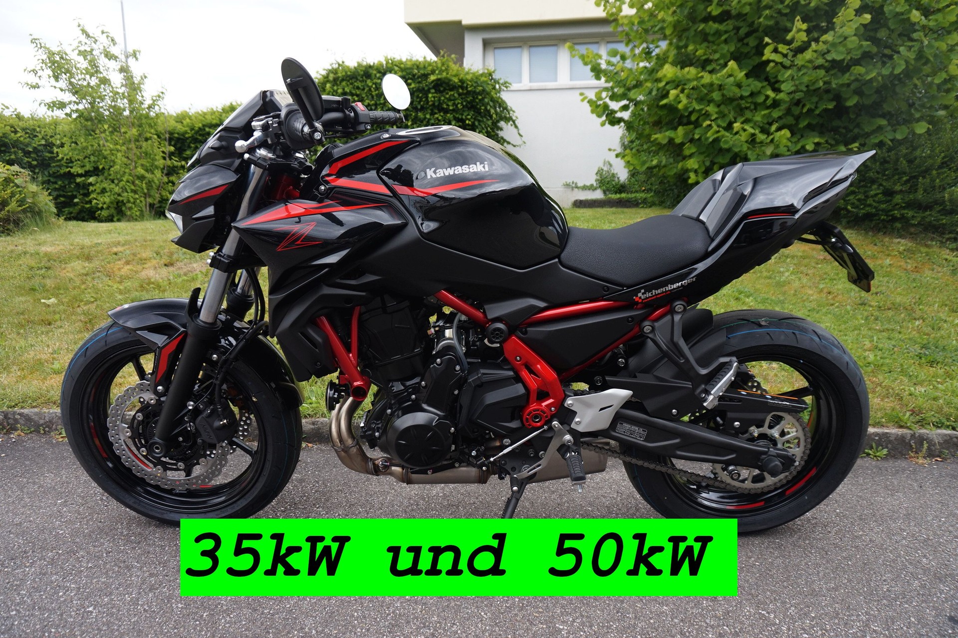KAWASAKI Z 650 ABS (35kW/50kW) mit Heckumbau