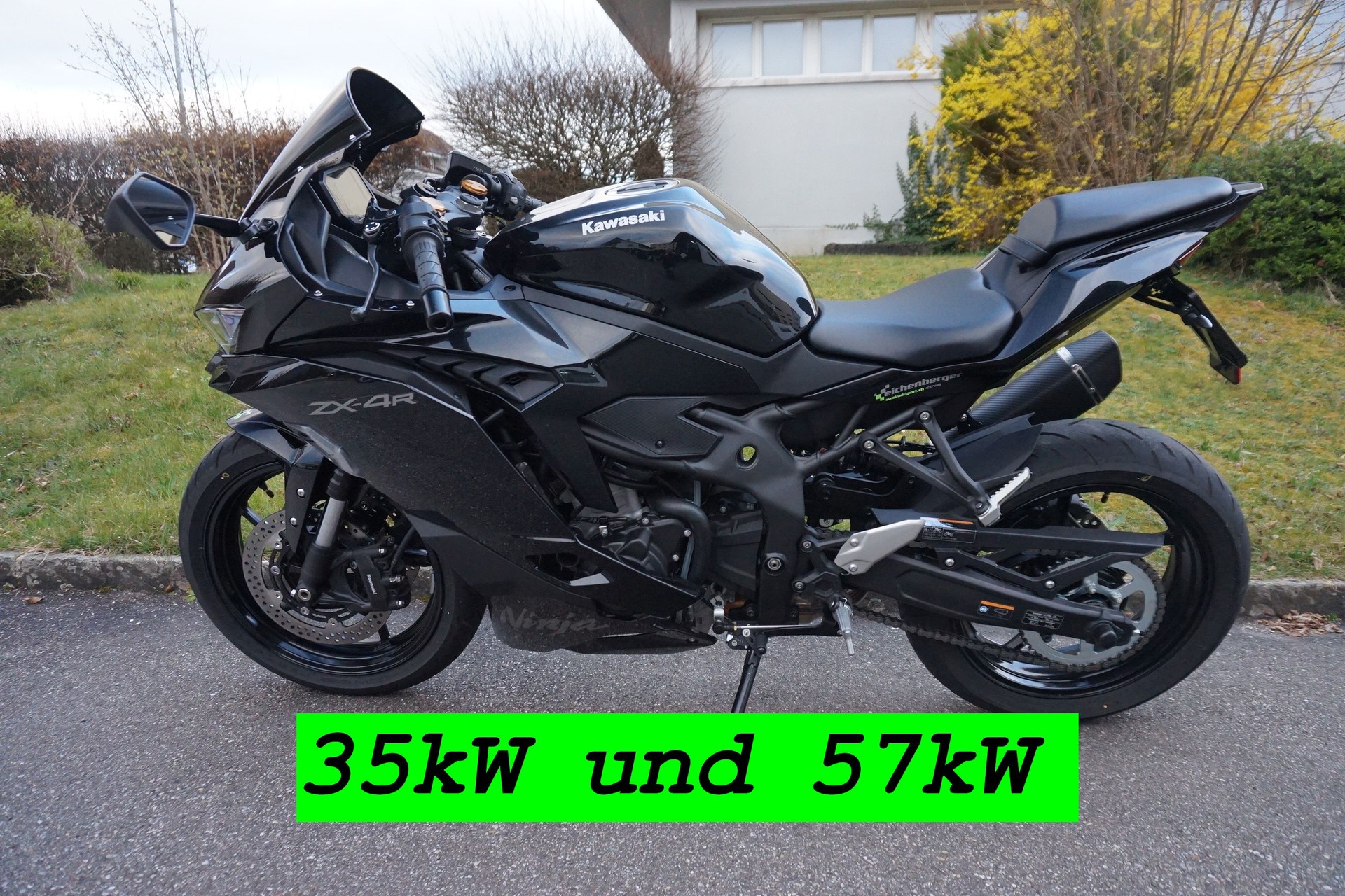 KAWASAKI Ninja ZX-4R ABS (57kW/35kW) mit SC Project SC1-S Karbon Auspuff-image-0