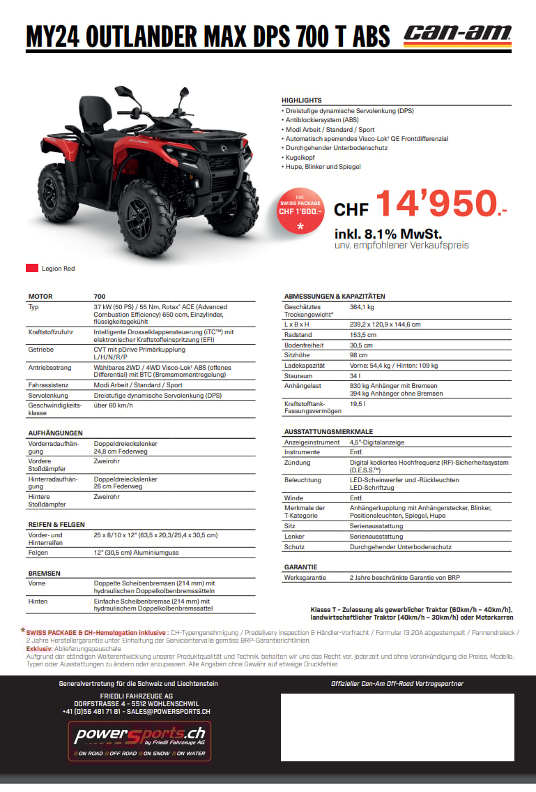 CAN-AM Outlander 700 MAX DPS ABS T-image-13