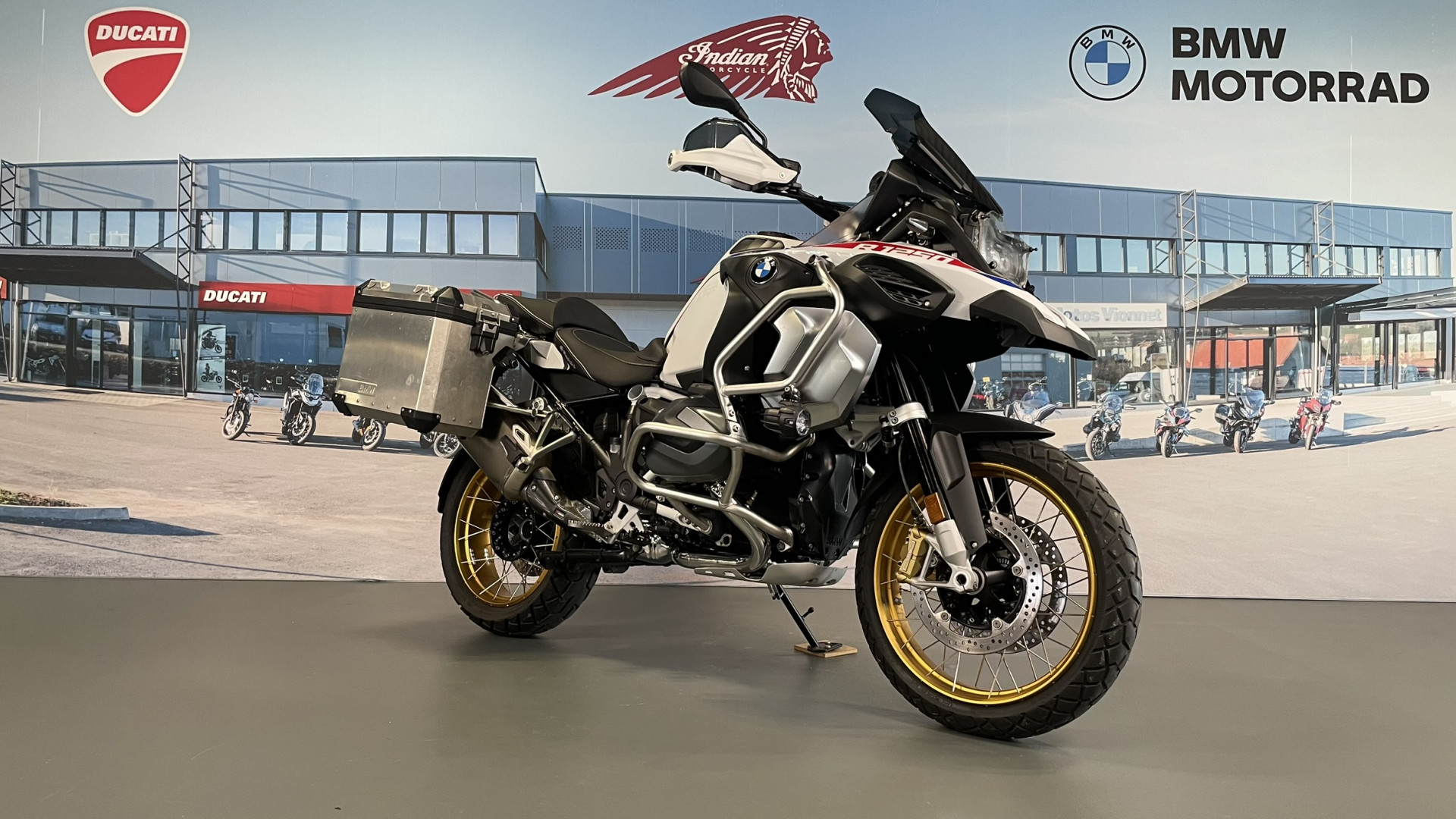 BMW R 1250 GS Adventure Rallye avec valises en aluminium