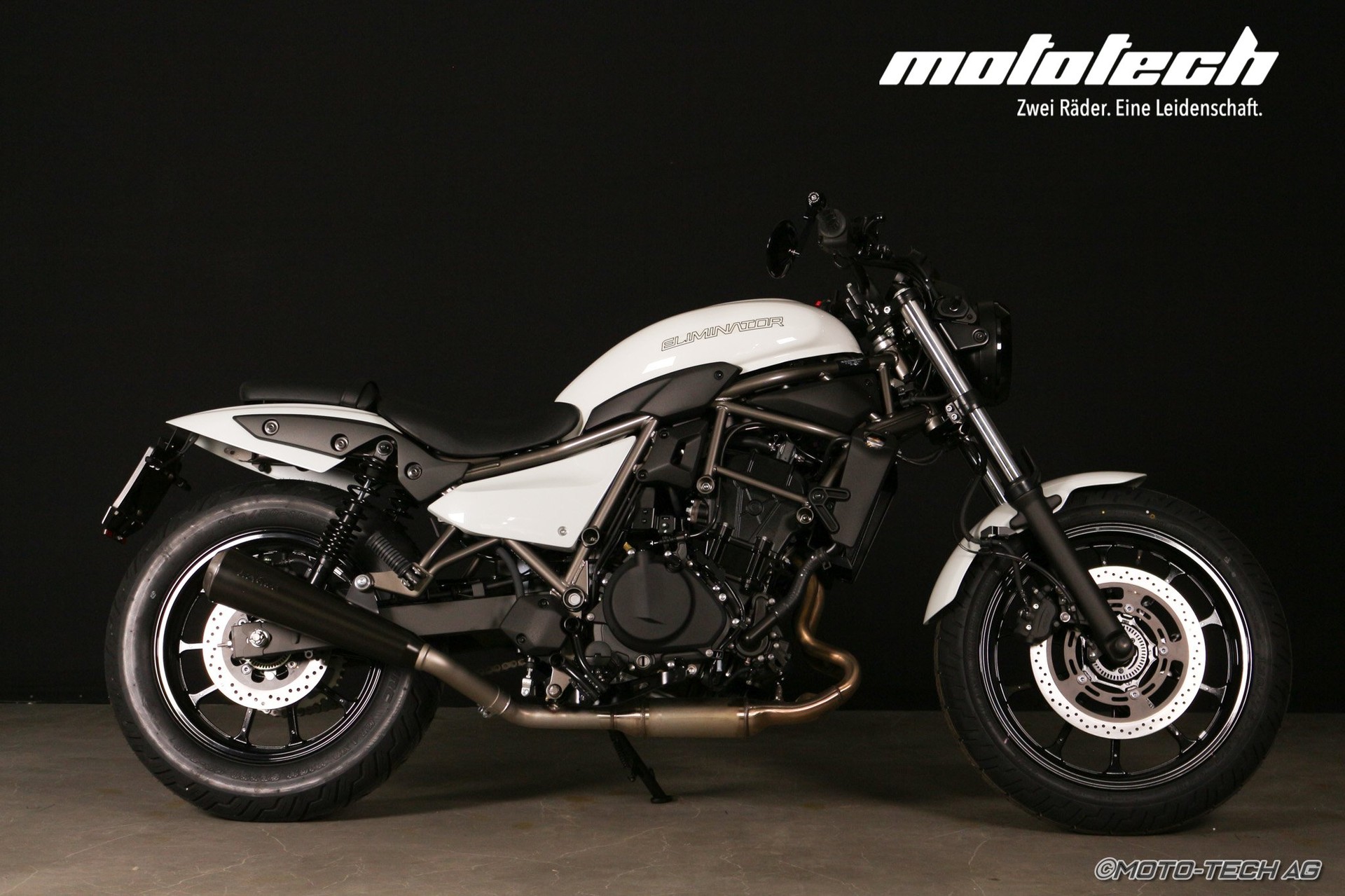 KAWASAKI Eliminator 500 White Custom