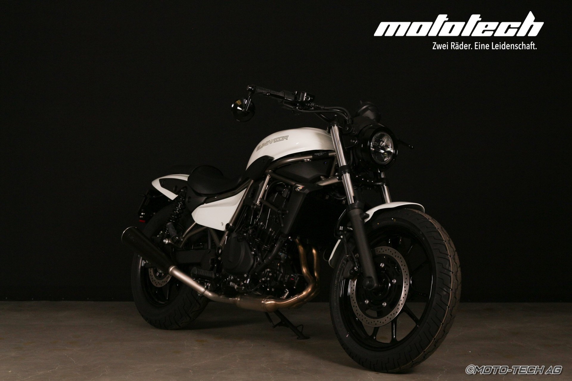 KAWASAKI Eliminator 500 White Custom-showroom-element-1