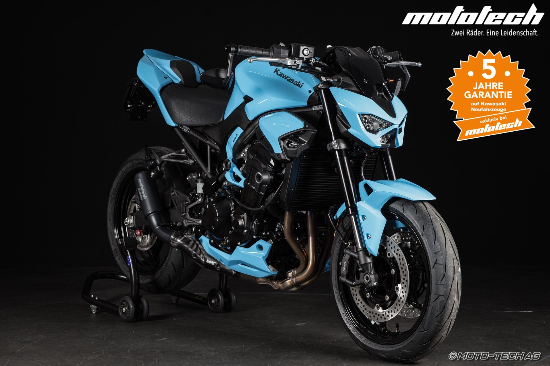 KAWASAKI Z 900 MY25 (35kW) STAGE 1 Ocean Waveblue