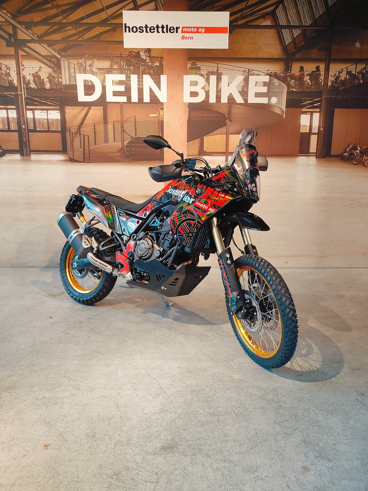 YAMAHA TENERE 700 Offroad Umbau leicht Hoschi Rallye Folierung