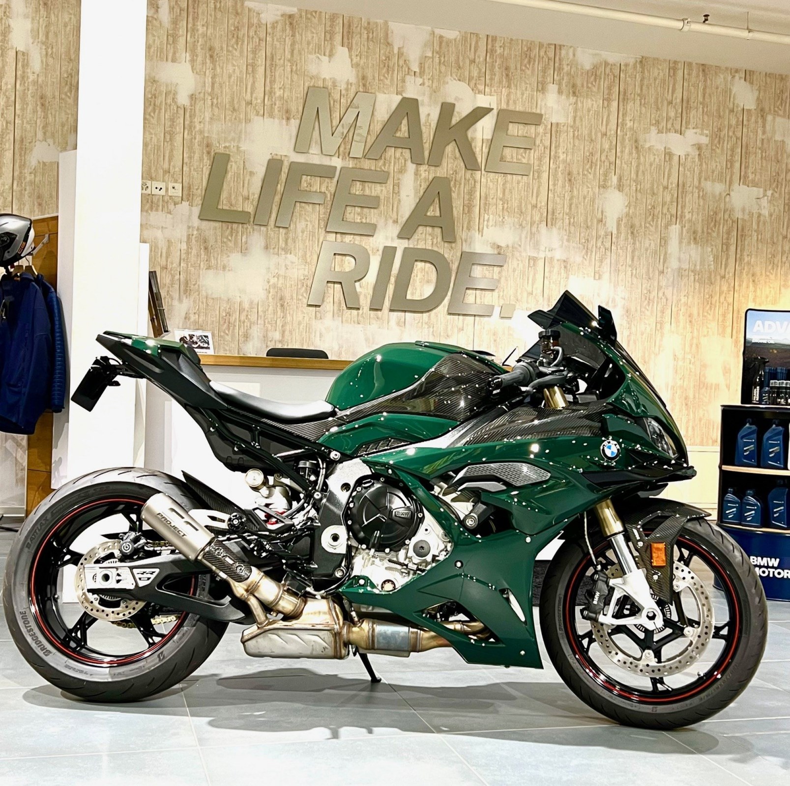 BMW S 1000 RR Passion British Racing Green