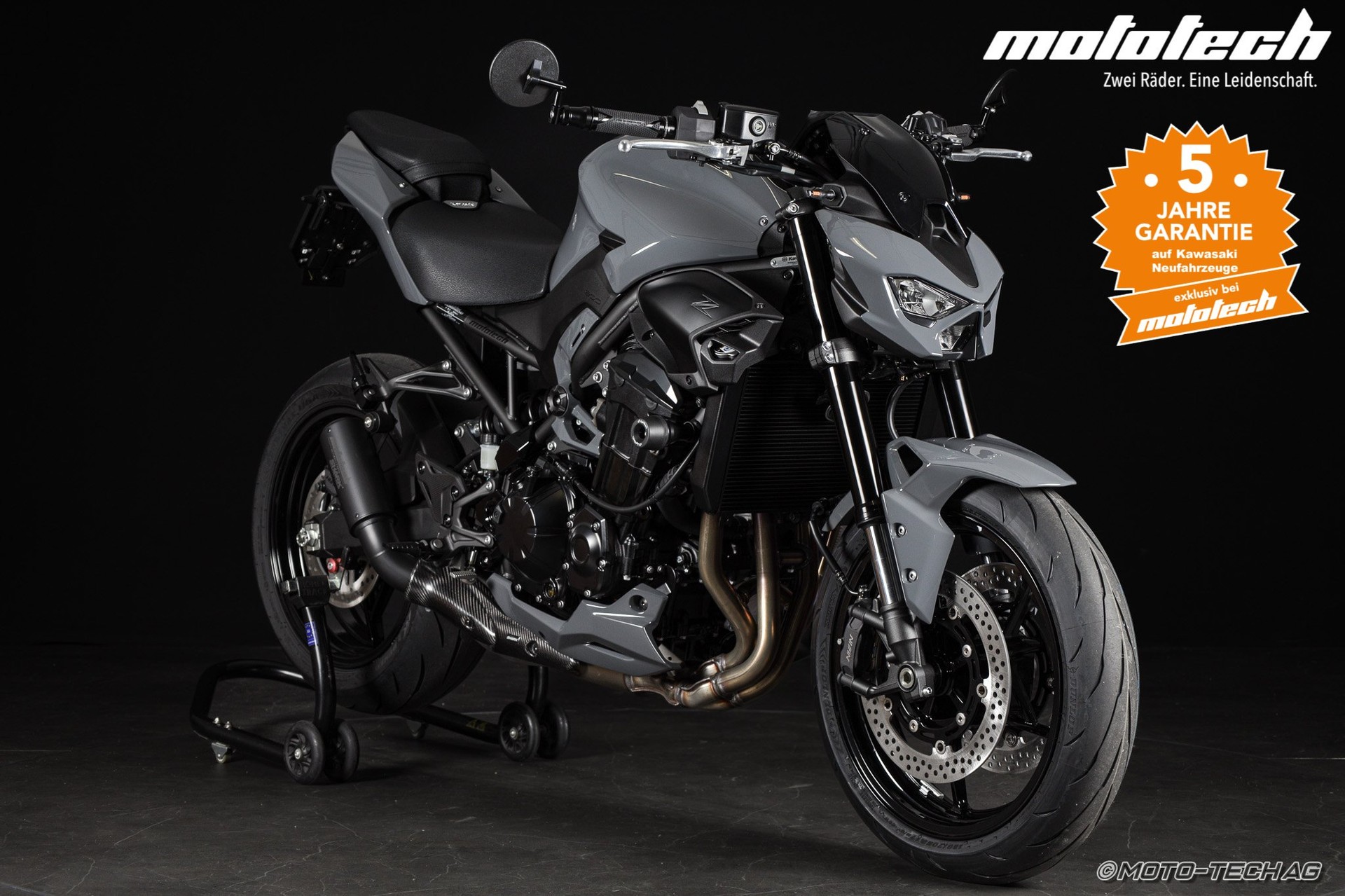KAWASAKI Z 900 MY25 (35kW) STAGE 1 SHARK Stonehenge Grey