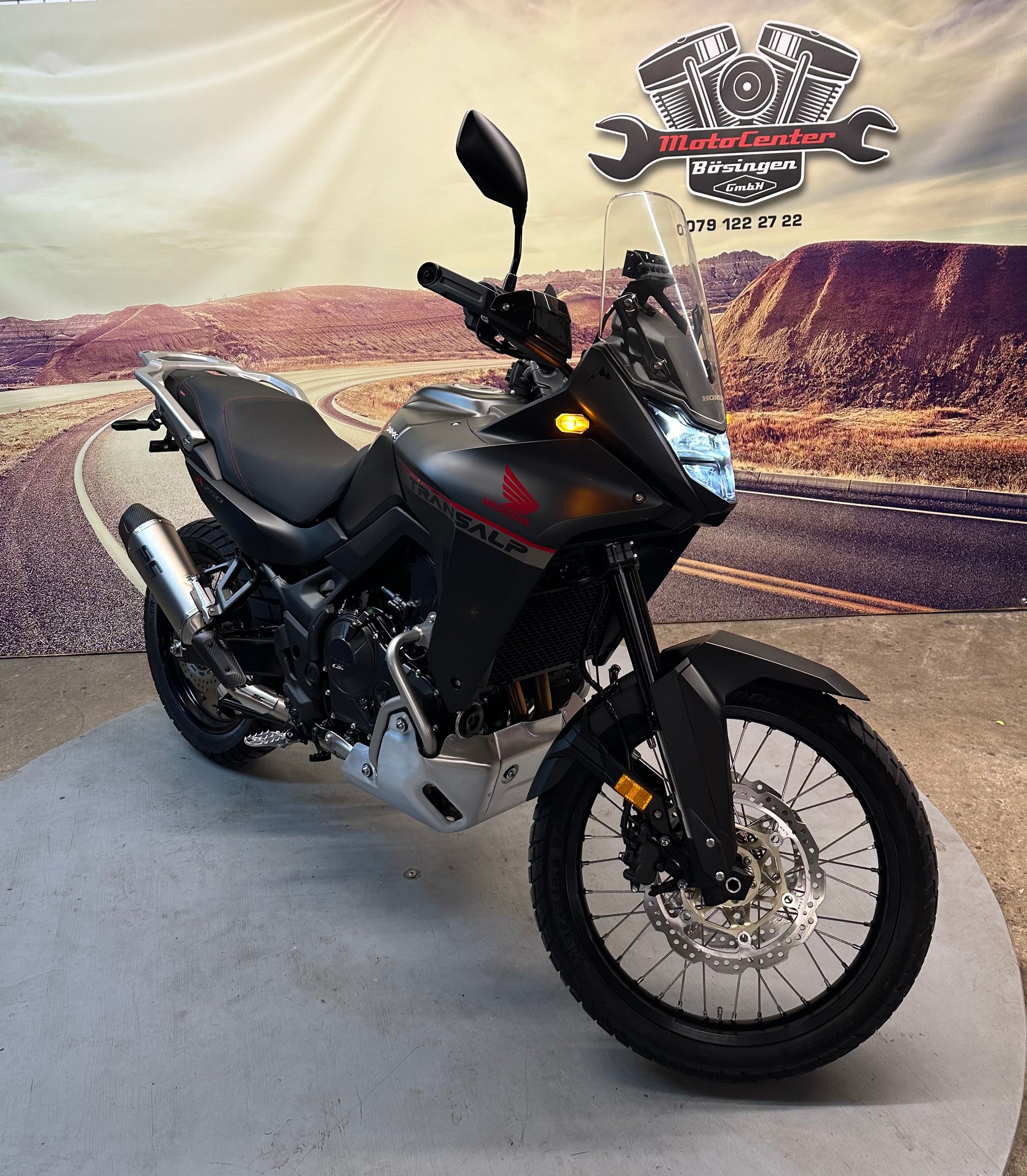 HONDA XL 750 Transalp Black SC Project Auspuff-showroom-element-1