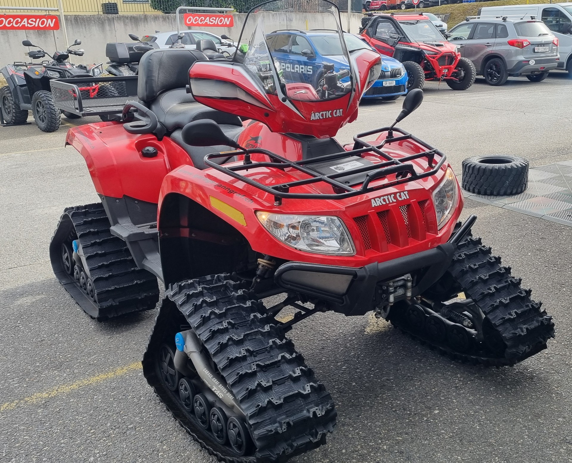 ARCTIC CAT Ab MFK mit Raupenkit und Räder L7e Kleinmotorfahrzeug