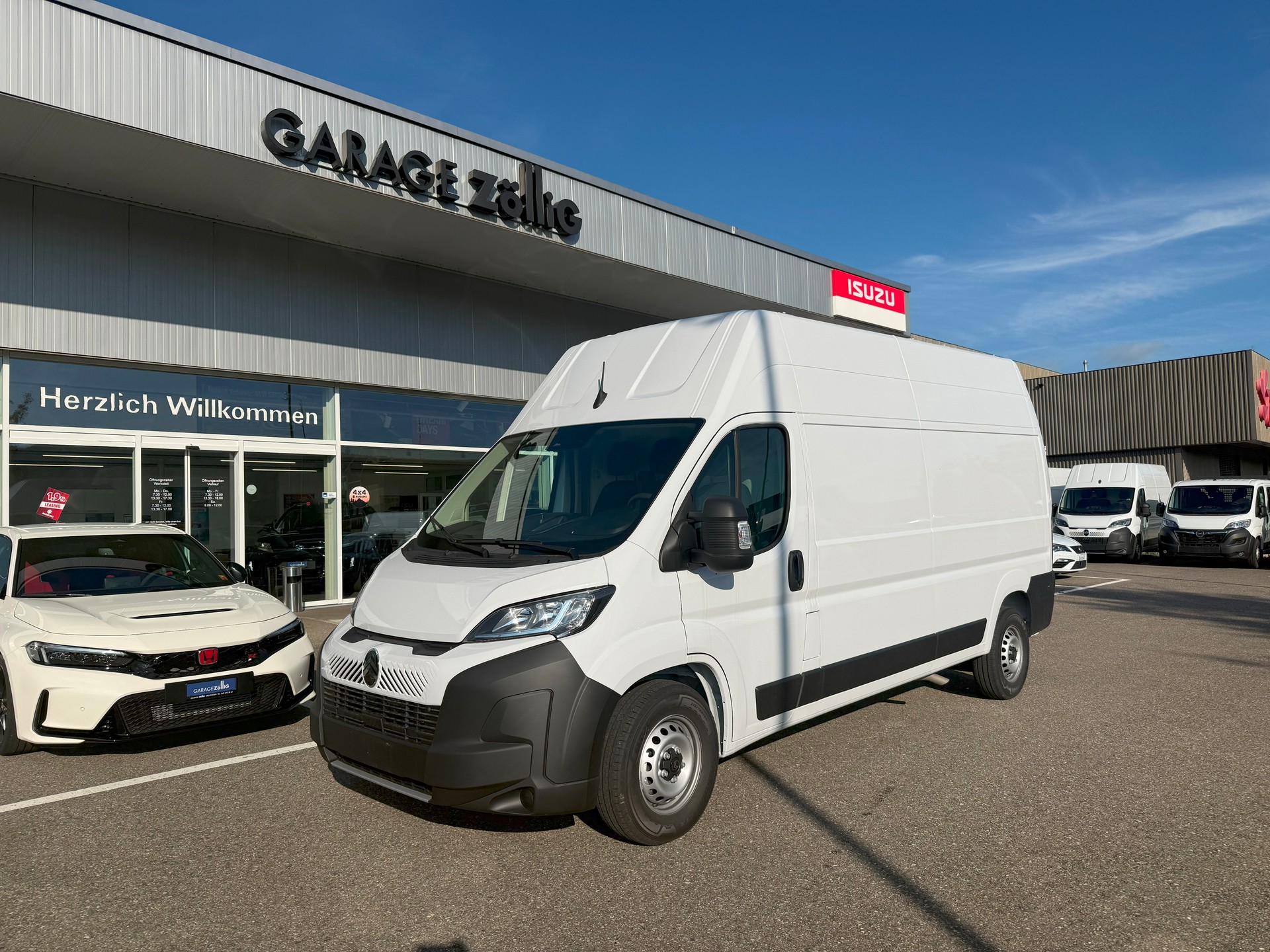 CITROEN Jumper 35+ 2.2 BlueHDi 140 L3H3 Ersatzrad, 270° Türen Doppelairbag, AHK 3T, alle Grössen an Lager