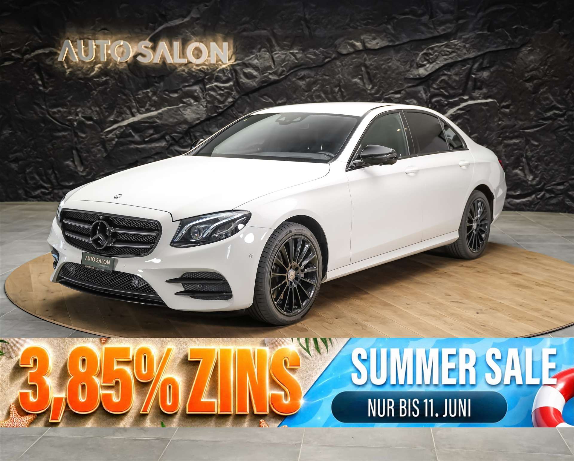 MERCEDES-BENZ E 220 d AMG Line 9G-Tronic *CH-Auto*360° Kamera*Head Up*Burmester*