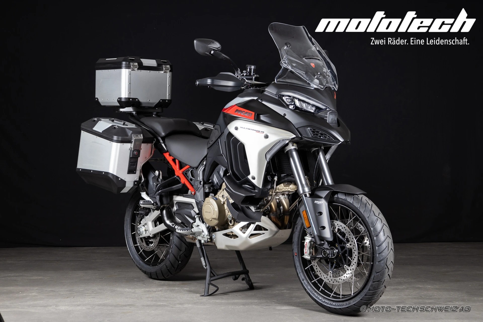 DUCATI Multistrada V4 Rally Adventure Travel & Radar + ALU TOPCASE