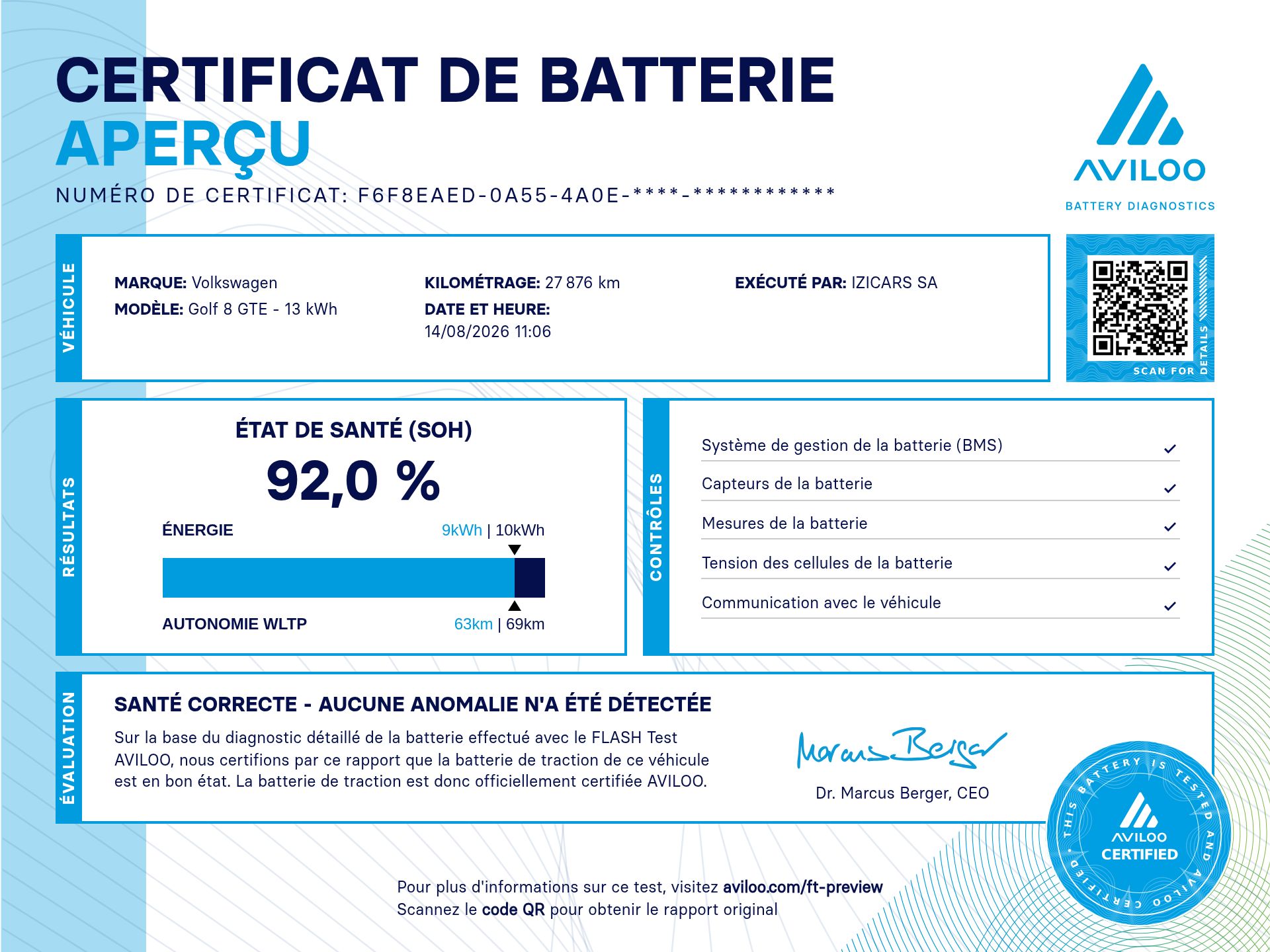 VW Golf 1.4 TSI PHEV GTE / Head-up-Display / Camera de recul / Q.LIGHT - LED-Matrix-showroom-element-2