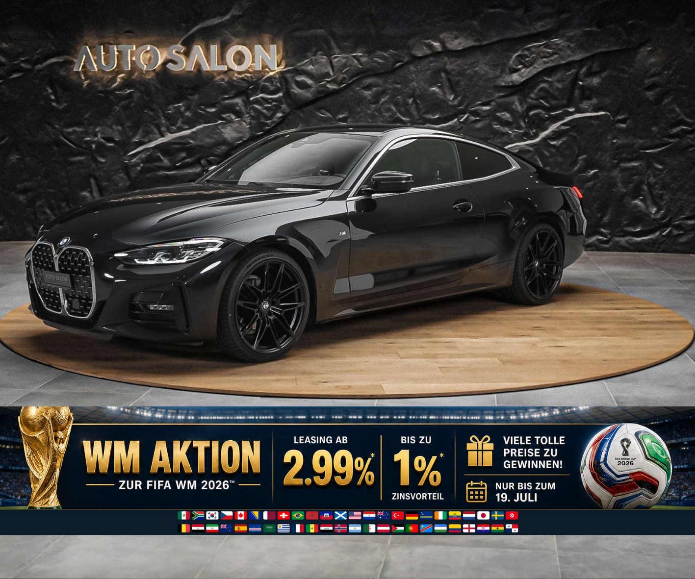 BMW 420i Coupé M Sport Steptronic *20" Felgen*Leder*ACC*-image-0