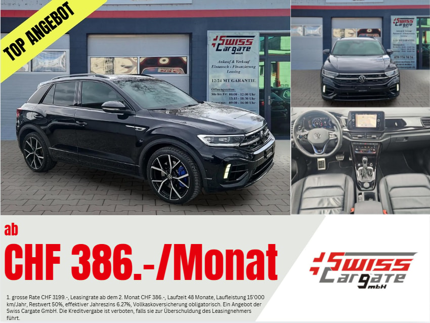 VW T-Roc 2.0 TSI R DSG 4Motion mit Panoramadach + El. Ledersitze & 19" Alu