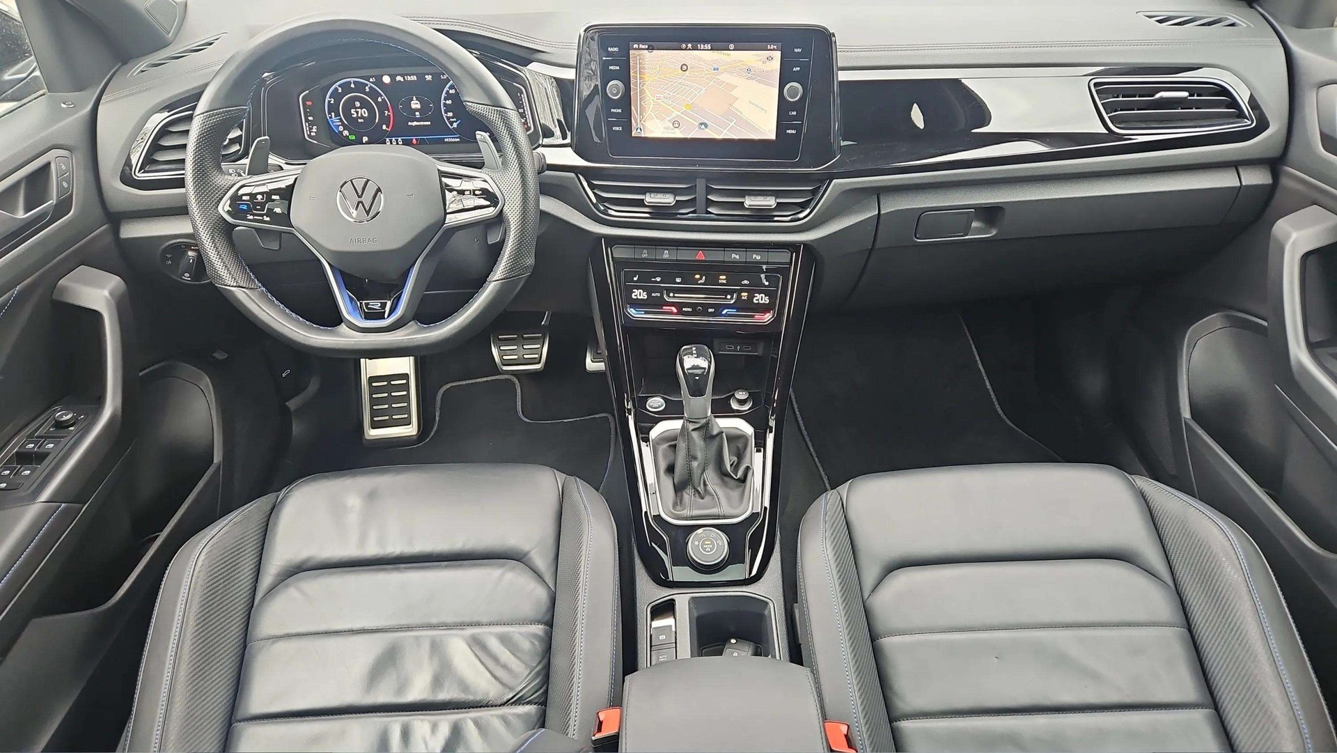 VW T-Roc 2.0 TSI R DSG 4Motion mit Panoramadach + El. Ledersitze & 19" Alu-image-9