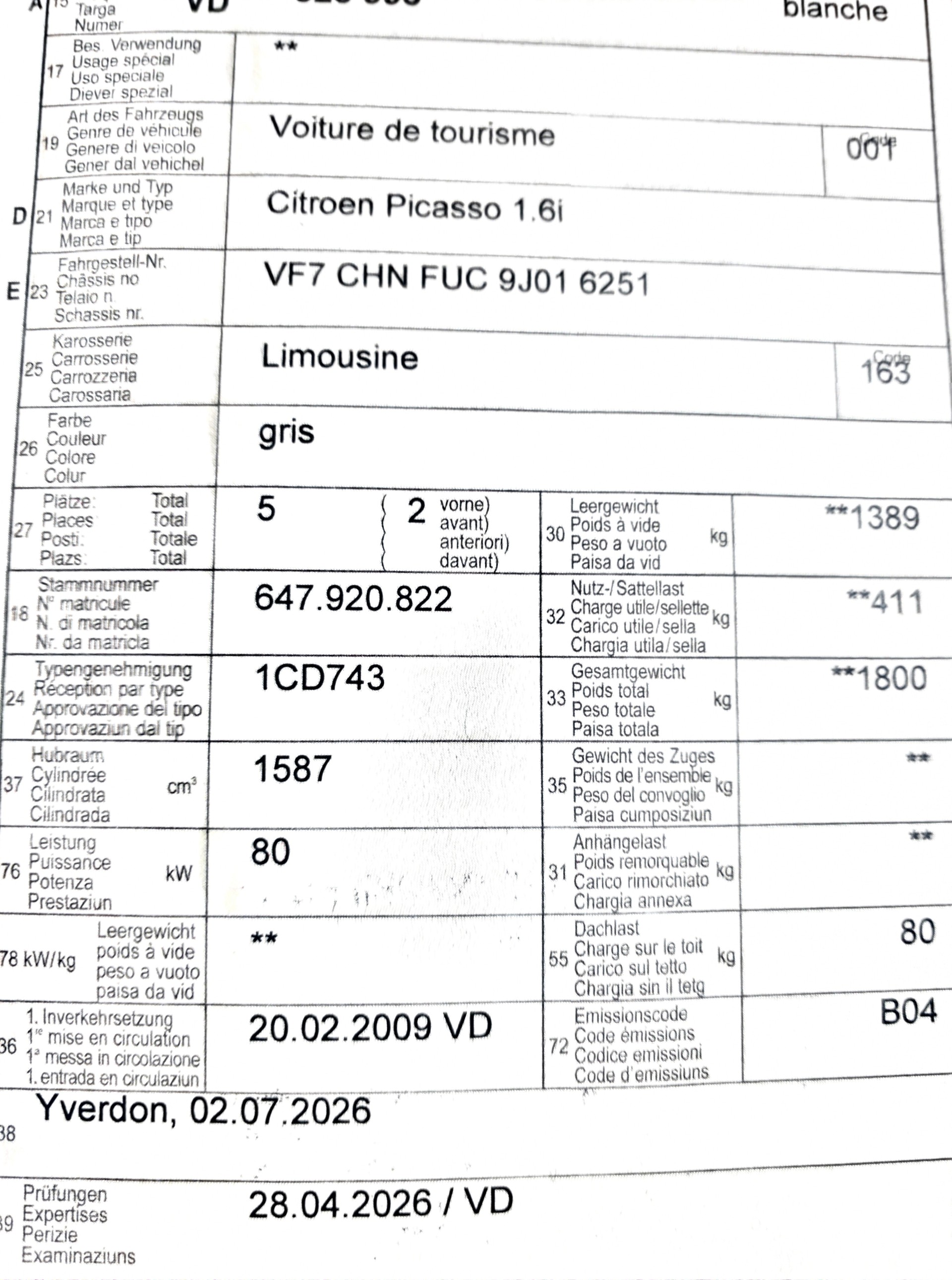 CITROEN Xsara Picasso 1.6i 16V Exclusive-image-10