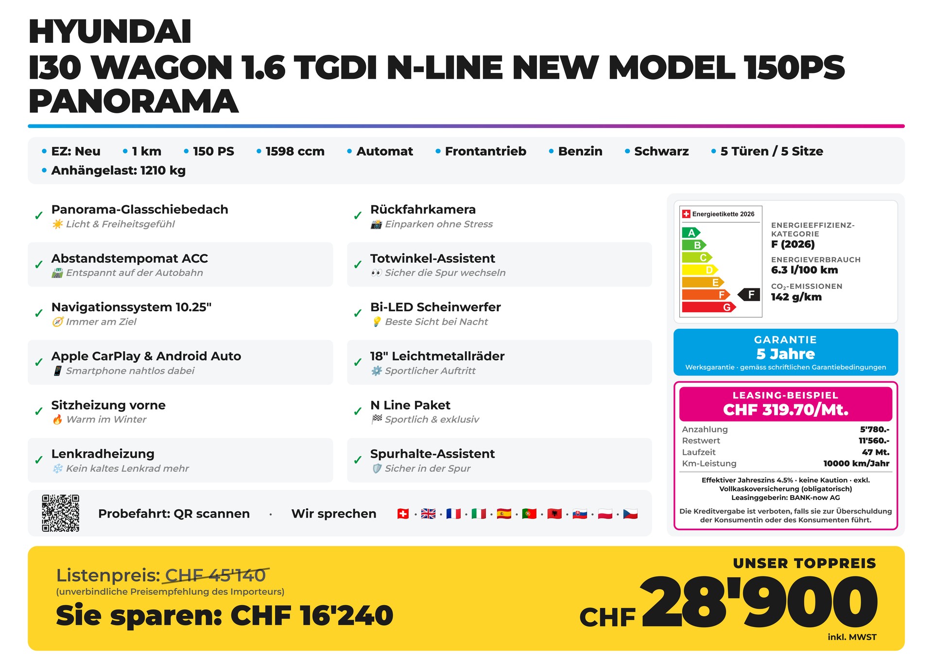 HYUNDAI i30 Wagon 1.6 TGDi N-Line NEW MODEL 150PS Panorama-showroom-element-1