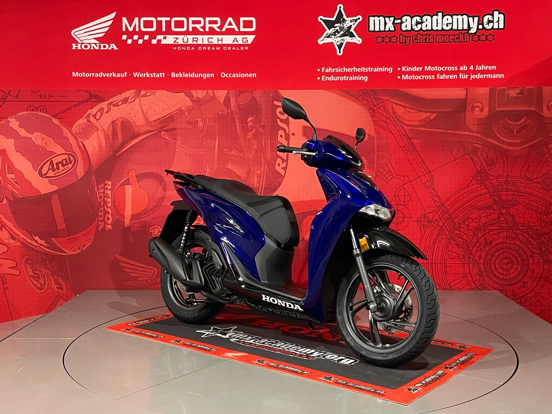 HONDA 125 Vetro Blue-image-1