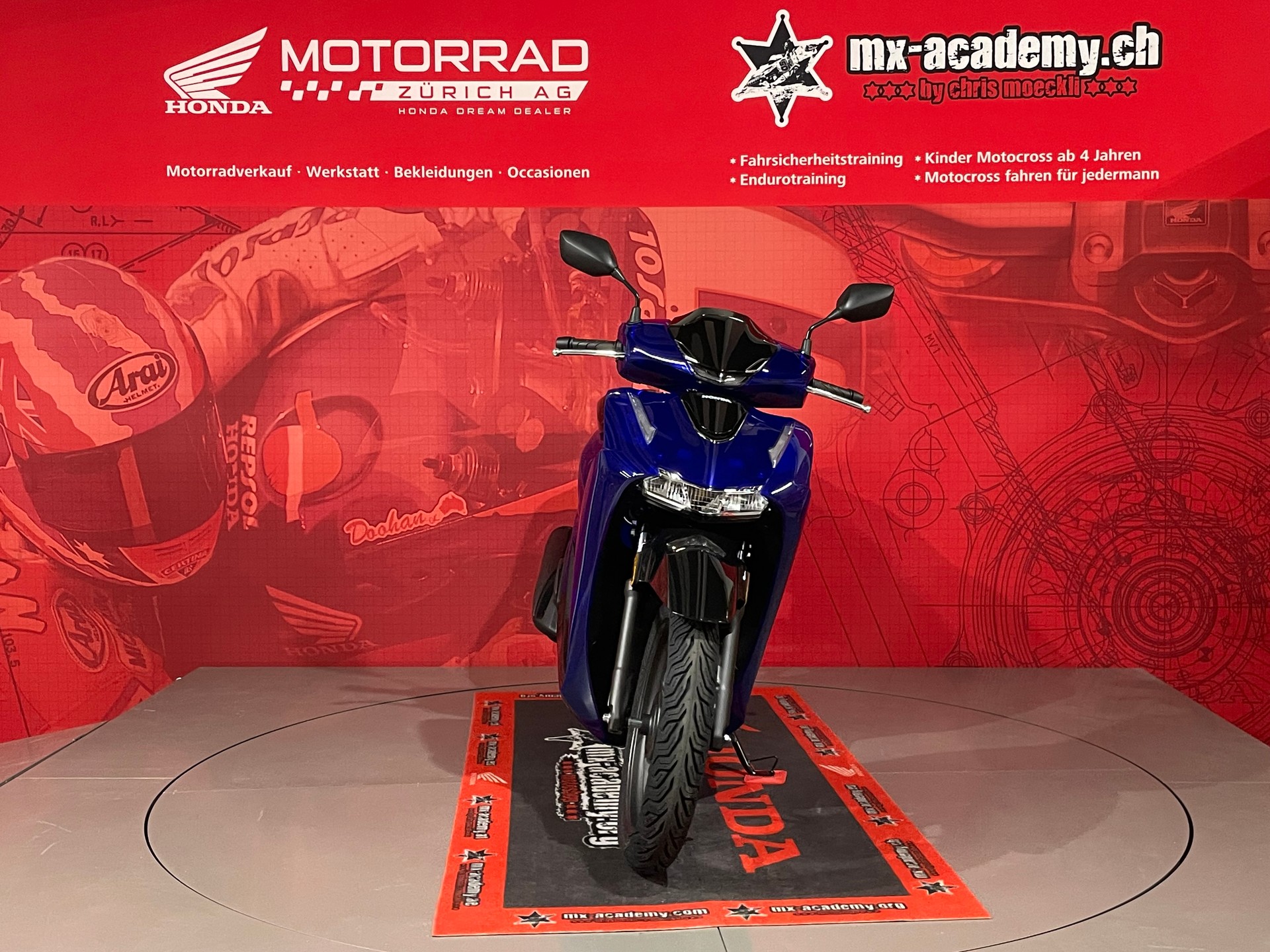 HONDA 125 Vetro Blue-image-2