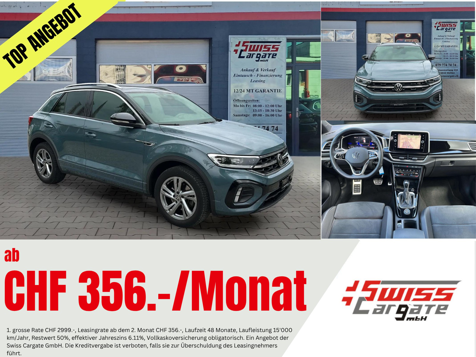 VW T-Roc 2.0 TSI R-Line DSG 4Motion mit AHK & Werksgarantie
