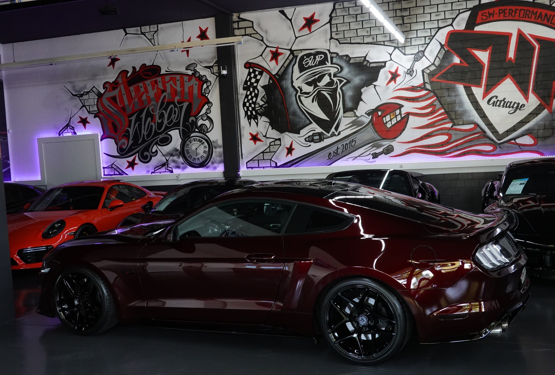 FORD MUSTANG FASTBACK 5.0 V8 GT AUTOMAT UNIKAT CHERRY-image-13
