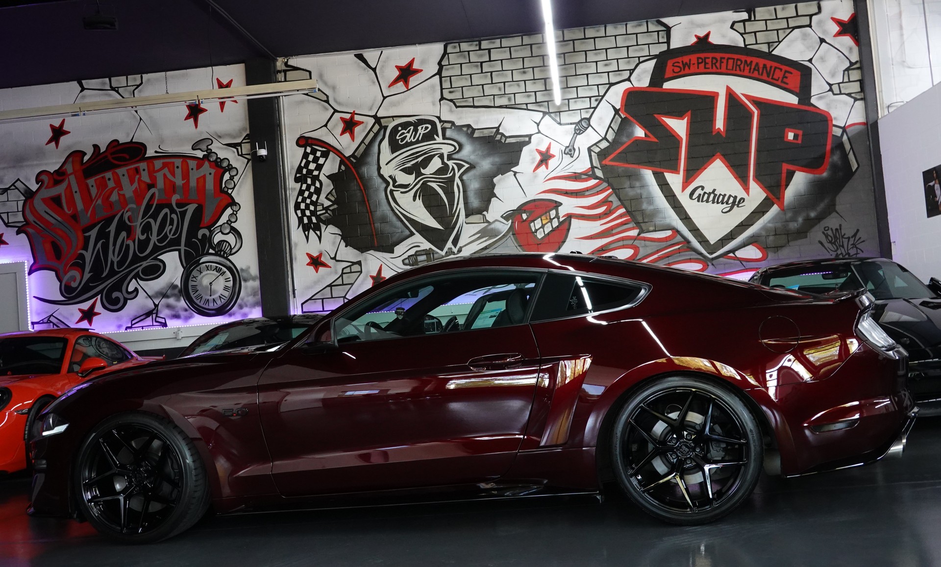 FORD MUSTANG FASTBACK 5.0 V8 GT AUTOMAT UNIKAT CHERRY-image-9
