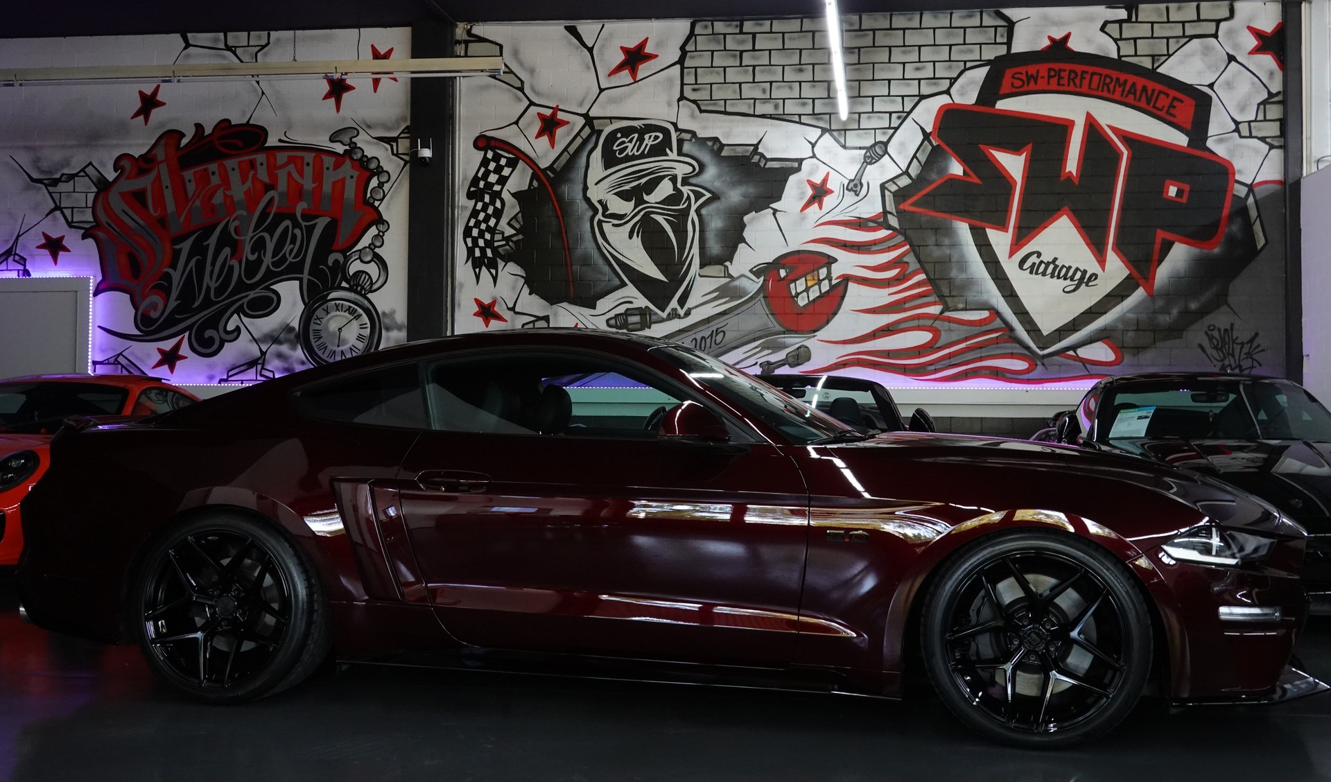 FORD MUSTANG FASTBACK 5.0 V8 GT AUTOMAT UNIKAT CHERRY-image-15