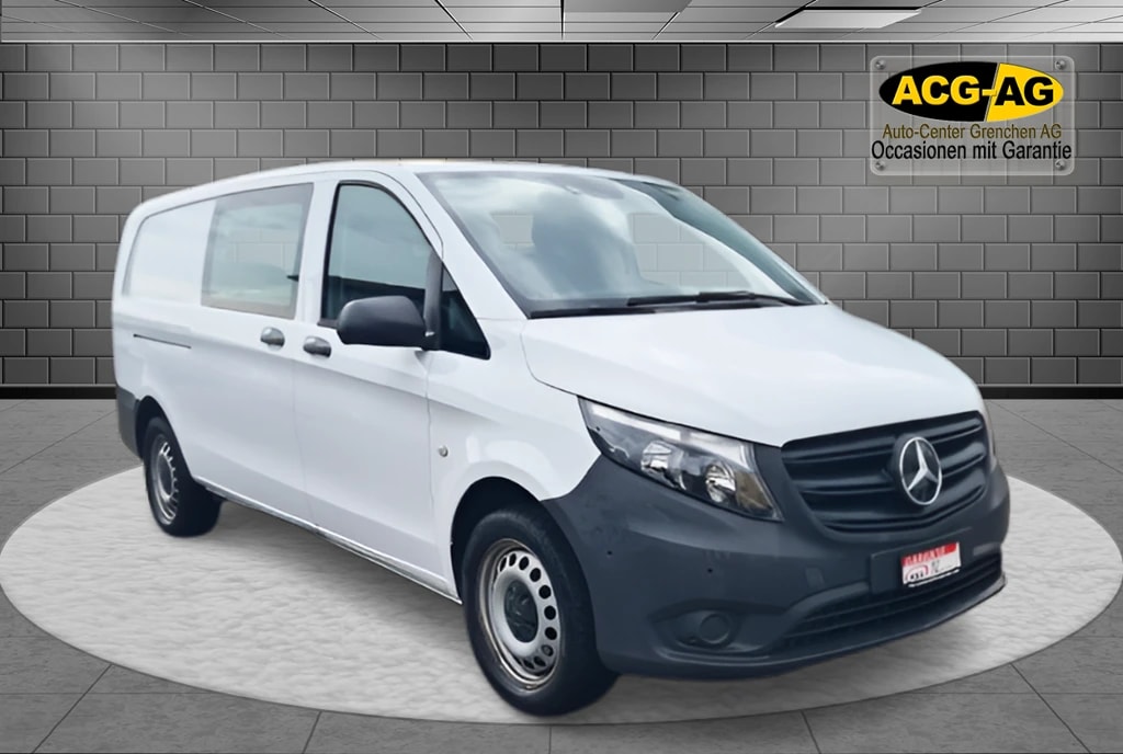 MERCEDES-BENZ Vito 114 CDI Extralang 9G-Tronic 4M Base ** 3-Plätzer ** Gr-Navi ** Anh-Kupplung ** Neues Modell 2023 **