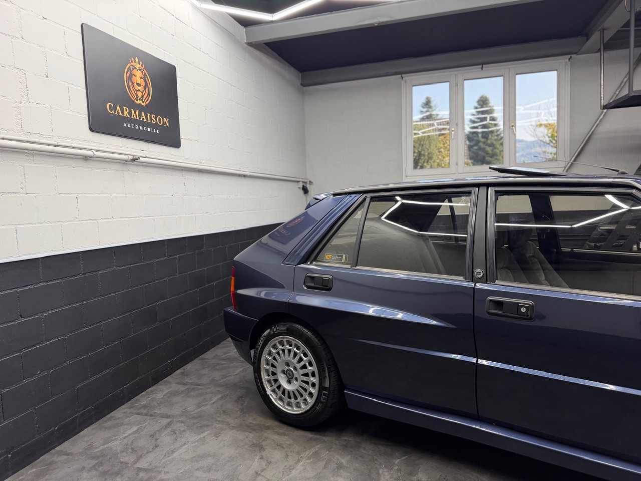 LANCIA Delta HF Integrale Evo | Schiebedach | Blue Madras-image-5