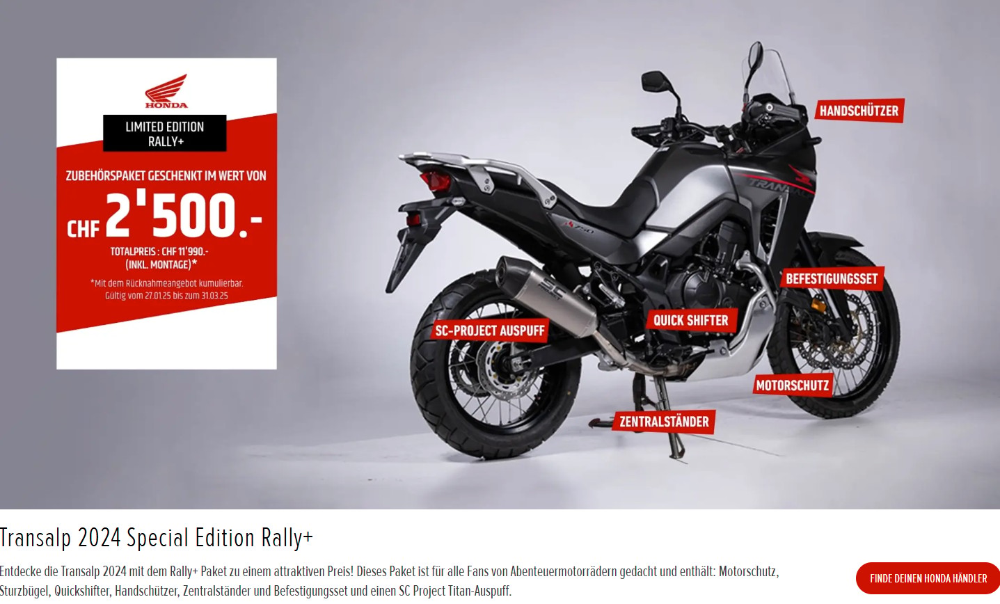 HONDA XL 750 Transalp Rally Edition-image-0