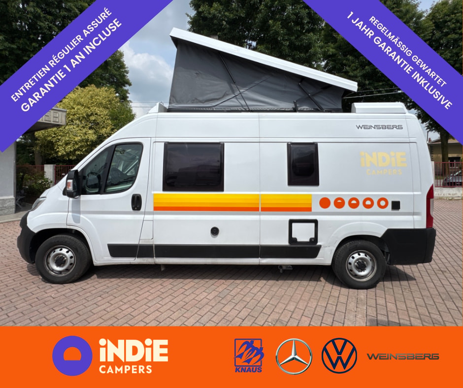 FIAT 2024 Fiat Ducato Weinsberg Carabus | Schaltgetriebe | Aufstelldach
