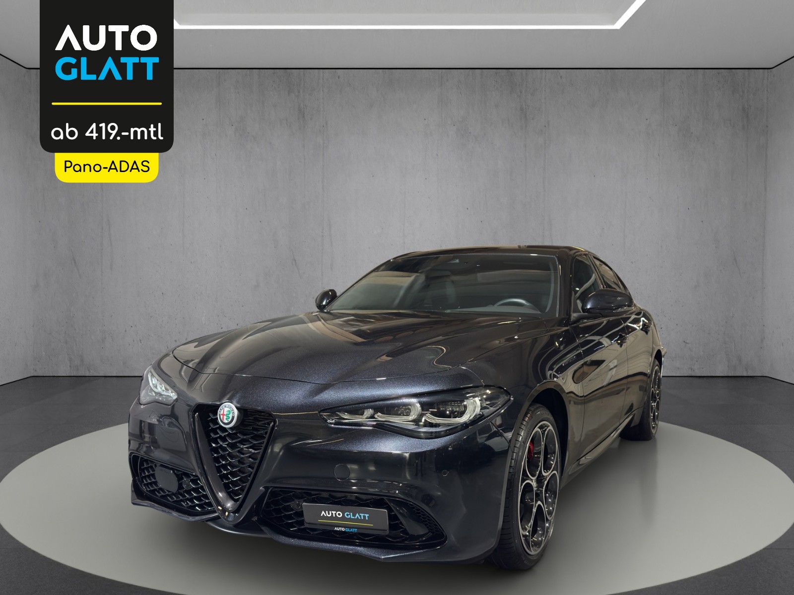 ALFA ROMEO Giulia 2.0 Competizione Pack Sky Q4 AT8 "Panodach-ADAS"
