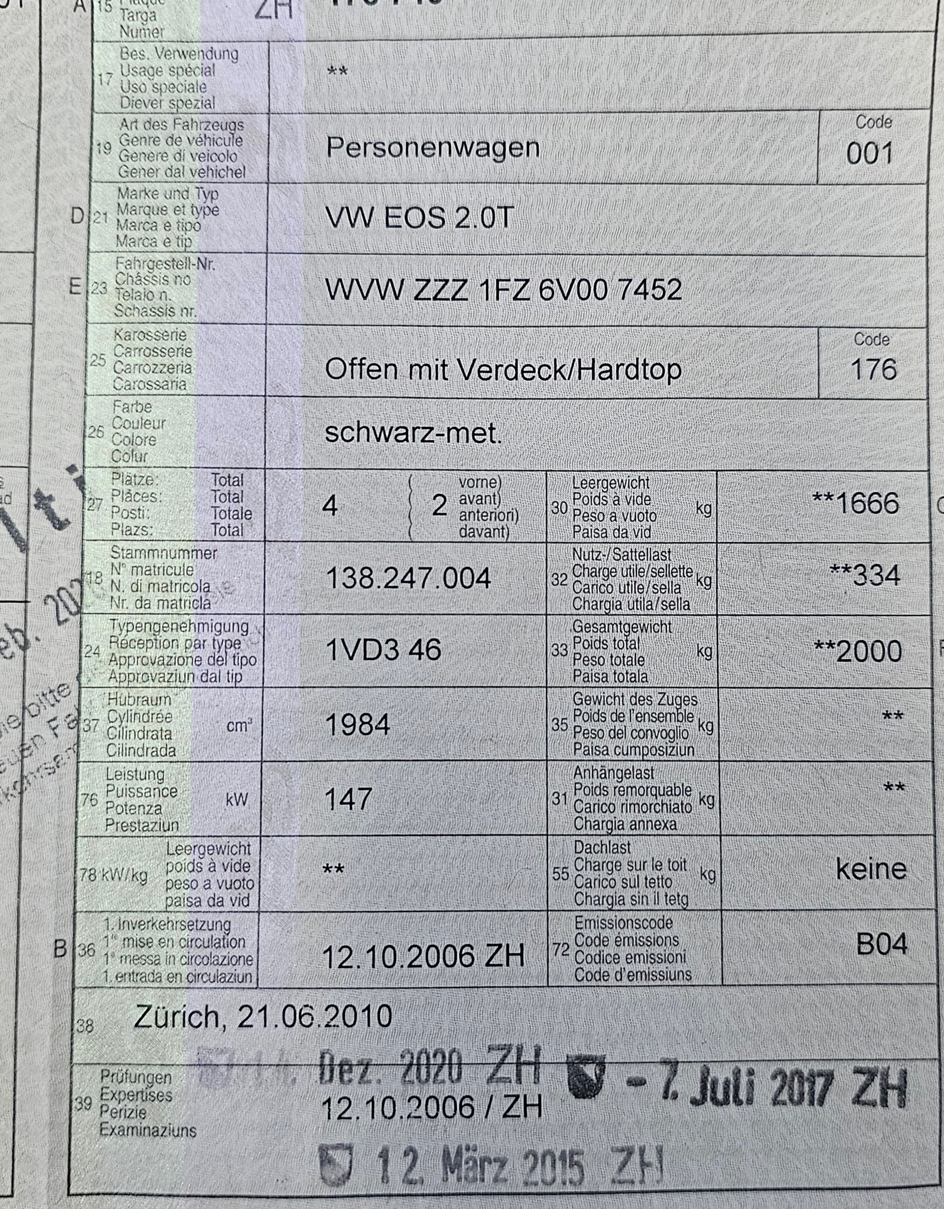 VW Eos 2.0 FSI Turbo-image-21