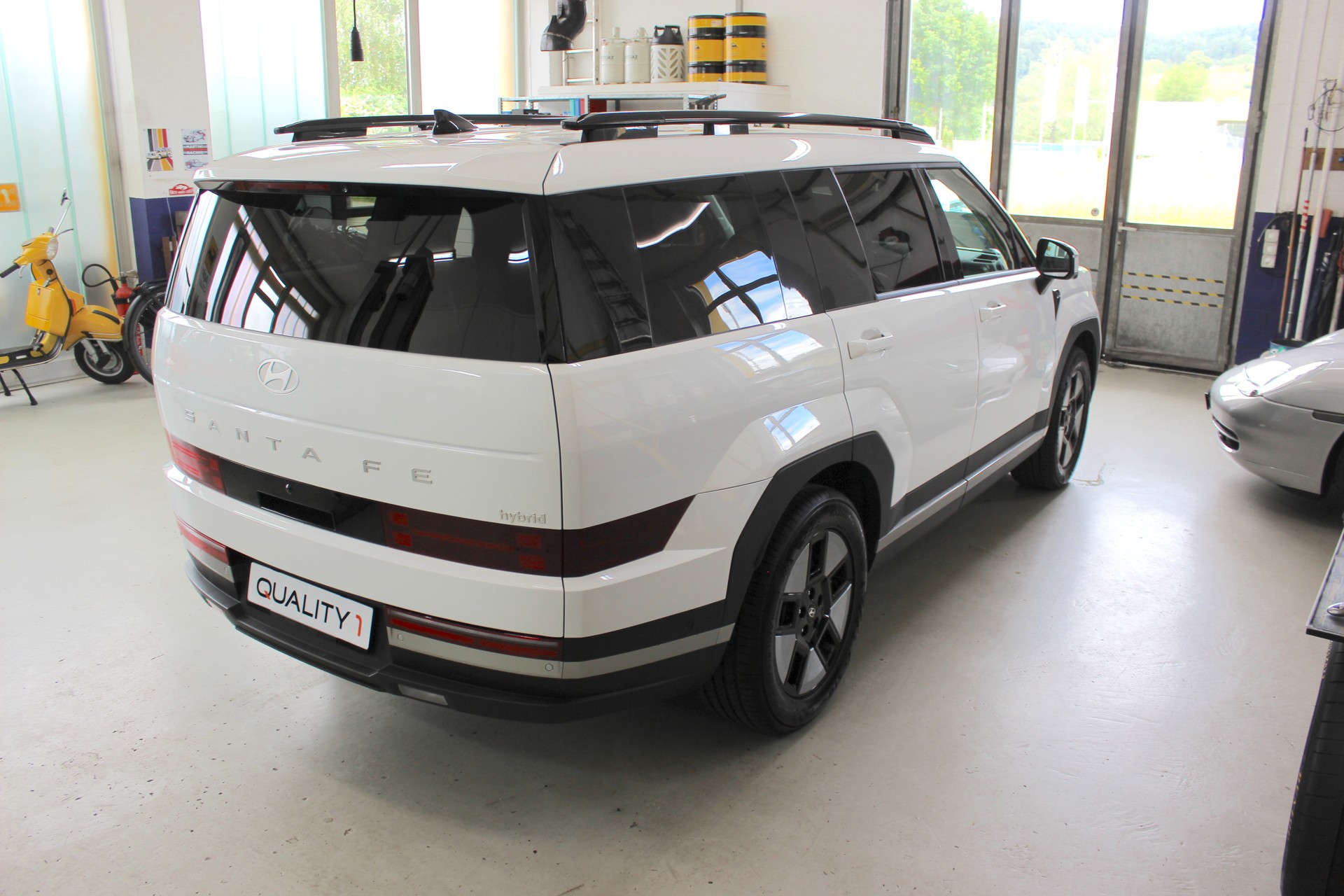 HYUNDAI Santa Fe 1.6 T-GDi HEV Vertex Swiss 4WD Automatic 💥 Schweizer Fahrzeug 💥 Garantie bis 19-12-29 💥 Lieferung möglich-image-4