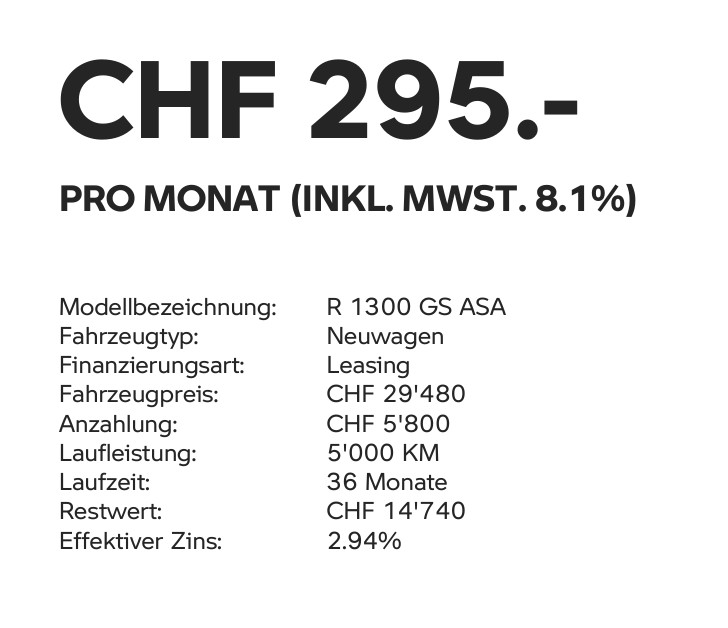 BMW R 1300 GS ASA - mit 2.94%-Leasing ab 295.-/Monat möglich*-image-4