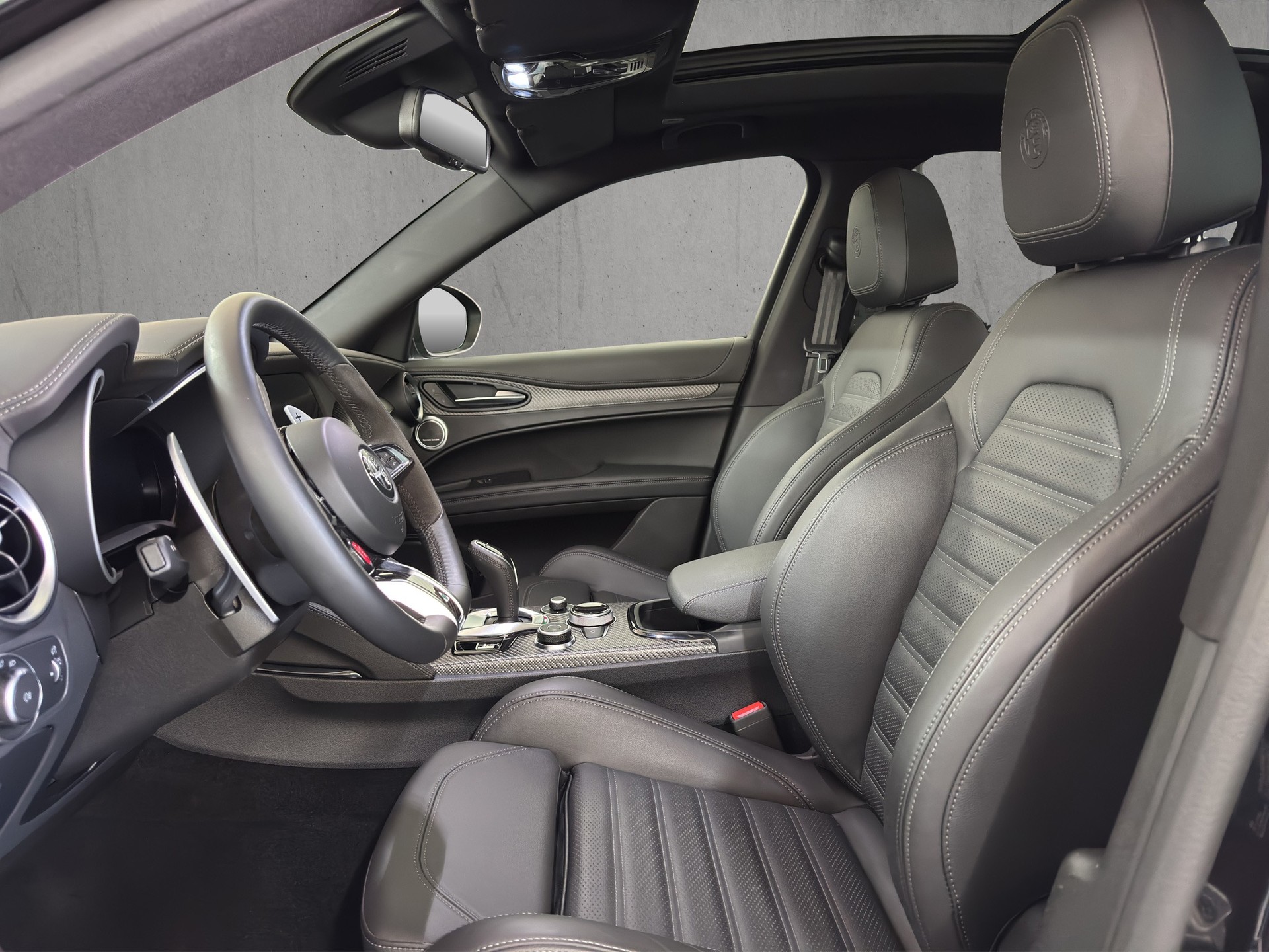ALFA ROMEO Stelvio 2.9 V6 Quadrifoglio Pack Sky Q4 AT8 "Panodach-ADAS Plus-21"Alufelgen"-image-7
