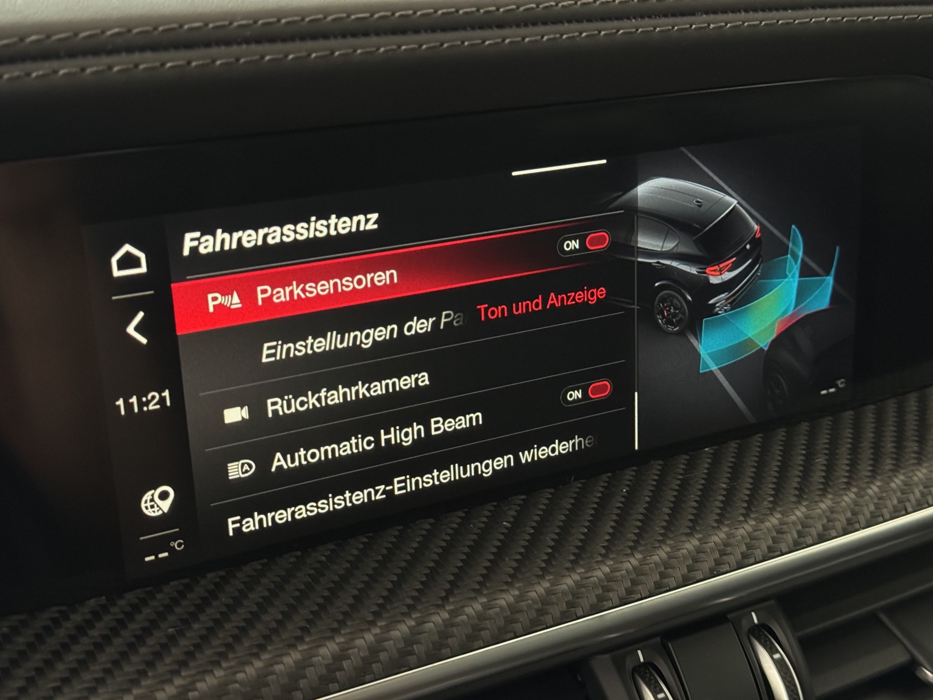 ALFA ROMEO Stelvio 2.9 V6 Quadrifoglio Pack Sky Q4 AT8 "Panodach-ADAS Plus-21"Alufelgen"-image-24