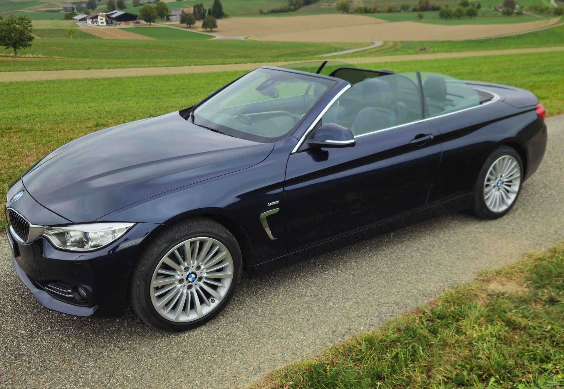 BMW 435i xDrive Cabriolet, Luxury Line - 306 PS, 1. Hand, 8-fach bereift-image-1
