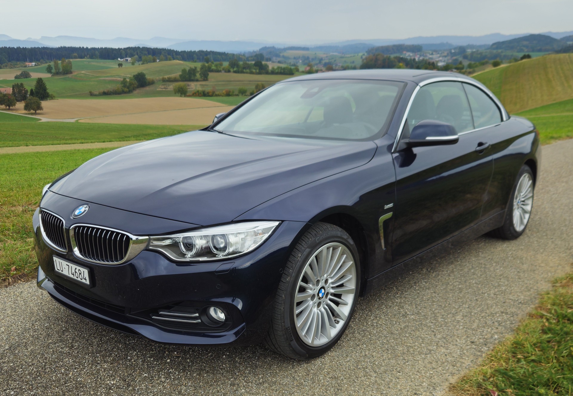 BMW 435i xDrive Cabriolet, Luxury Line - 306 PS, 1. Hand, 8-fach bereift