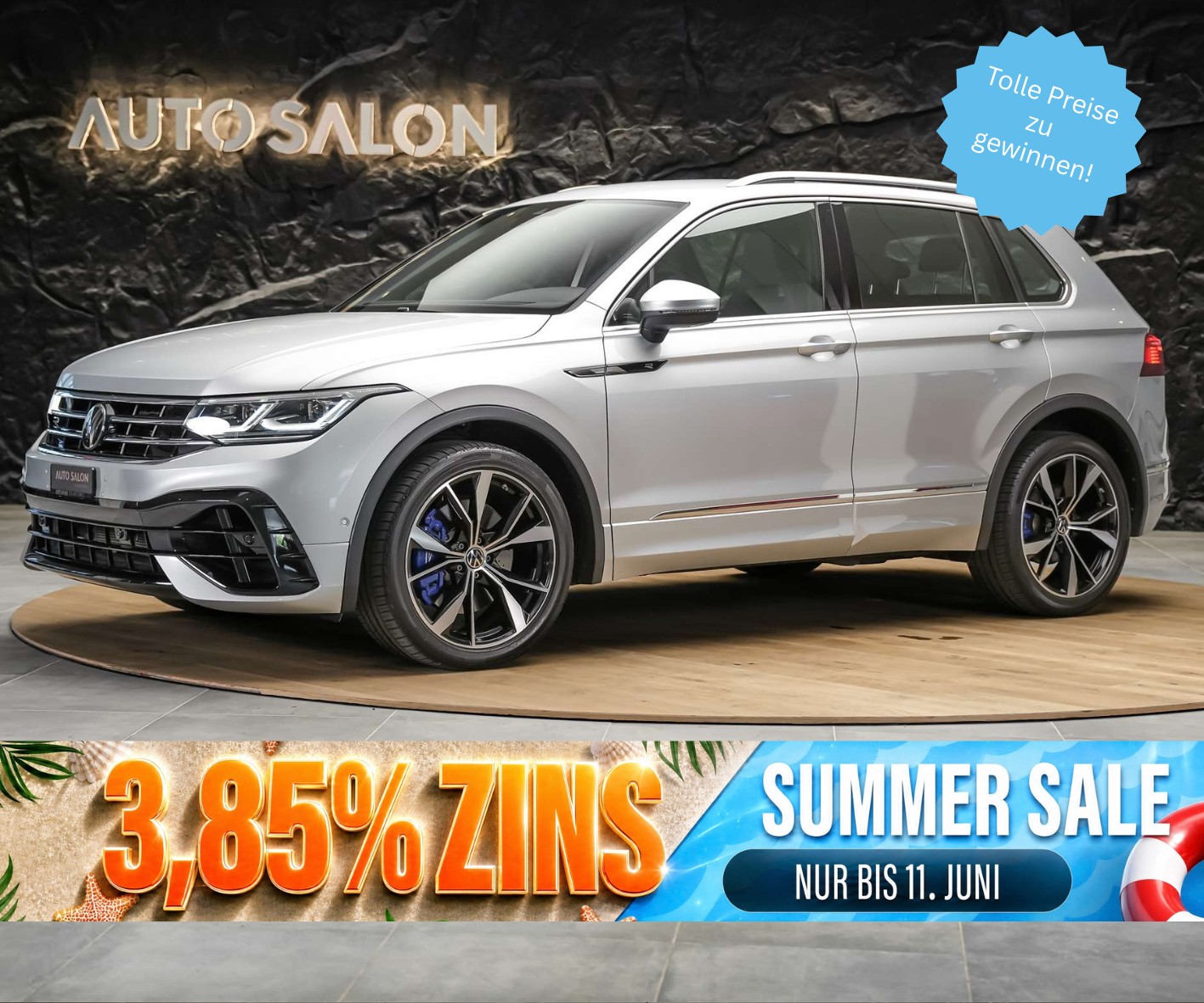 VW Tiguan 2.0TSI R 4Motion DSG *20" Felgen*Lenkradheizung*Assistenzpaket*