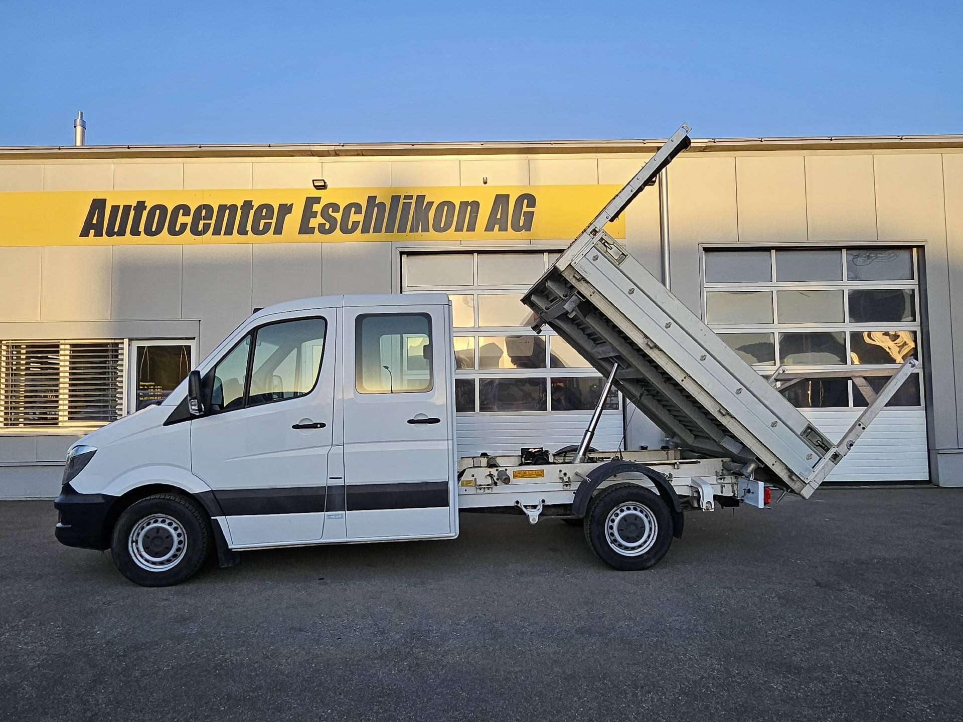 MERCEDES-BENZ Sprinter 316 DKab.-Ch. 3665 2.2 CDI 163 * Kipper * Nutzlast 1'040KG * 7- Plätzer *