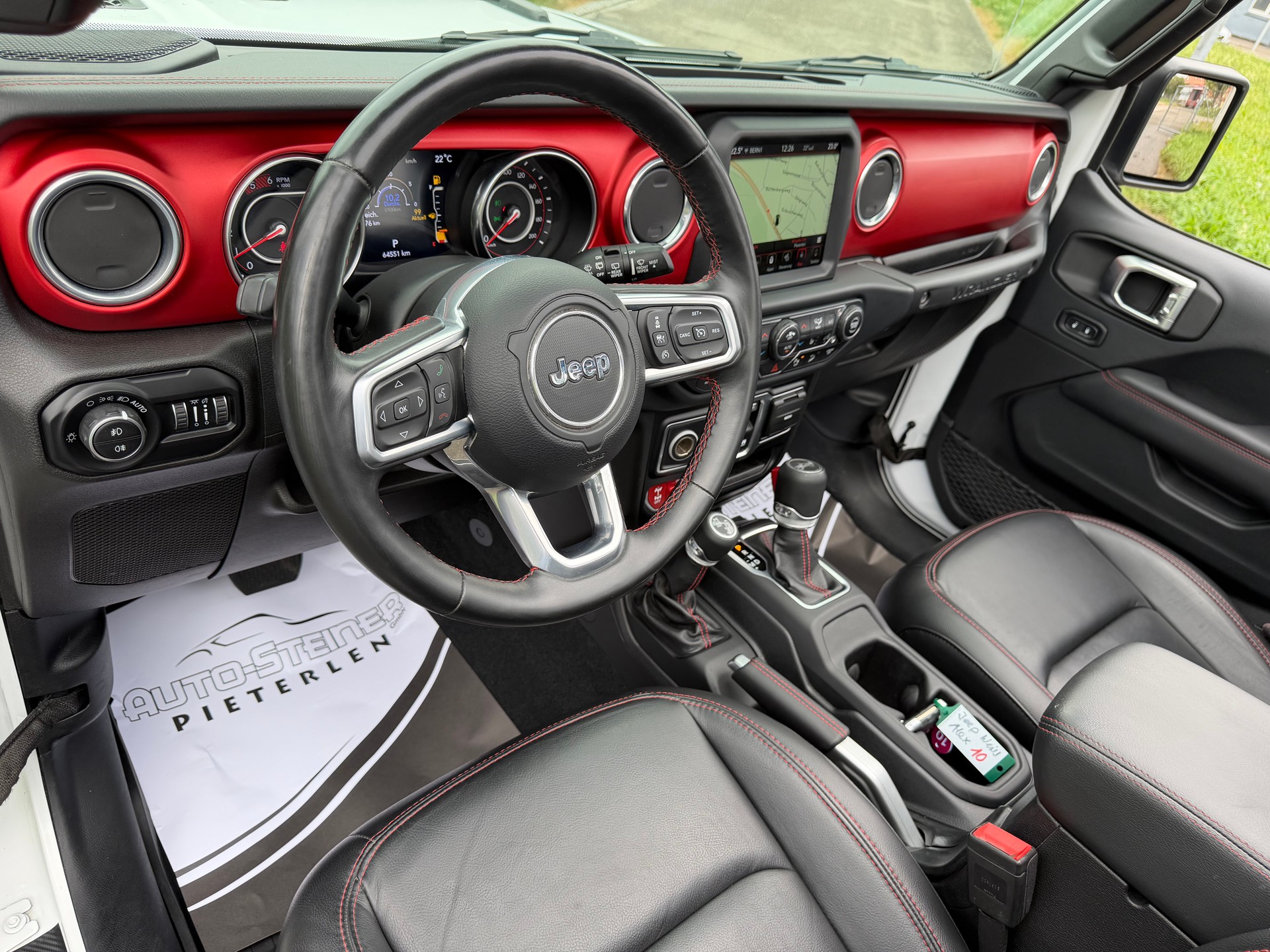 JEEP WRANGLER 2.2MJ RUBICON 4X4 "HÖHER + BREITER" ALLES MIT MFK !! VIEL UMGEBAUT !! FRISCH AB MFK !! AHK 2800 KG. MIT GRATIS SERVICE.-image-9