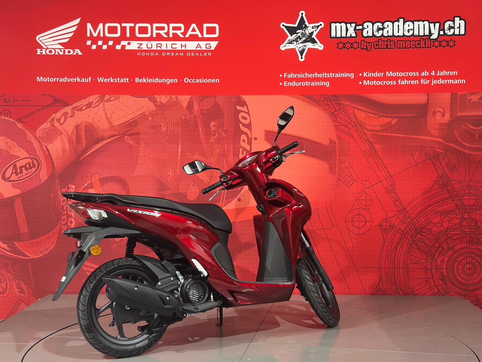 HONDA NSC Vision 110 **Neufahrzeug**Rot*-image-6
