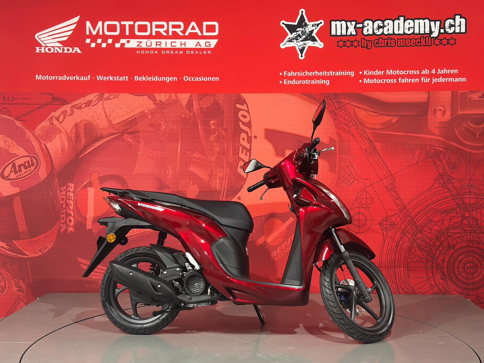 HONDA NSC Vision 110 **Neufahrzeug**Rot*-image-1
