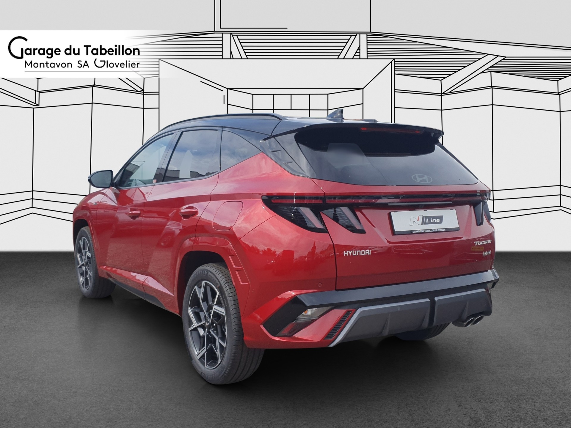 HYUNDAI Tucson 1.6 HEV N-Line LUX.pack 4WD-image-2