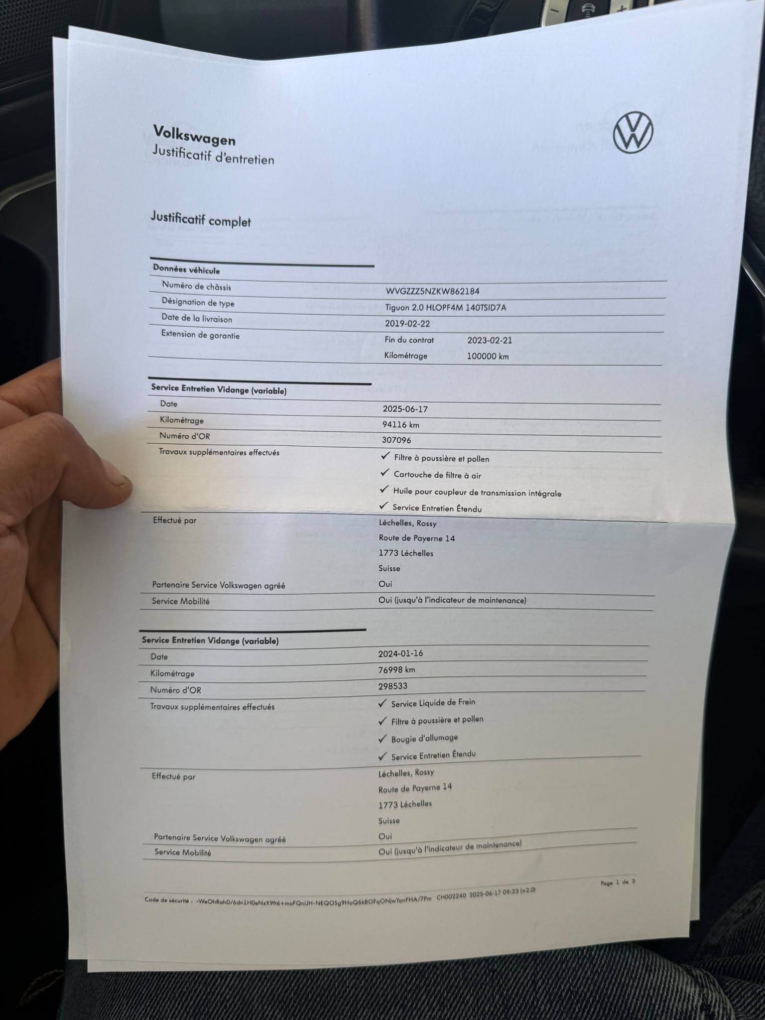 VW Tiguan 2.0TSI Highline 4Motion DSG - Nouvelle Expertise : 25.09.2026 - Crochet l’attelage poids remorquable 2’500 Kg-image-29
