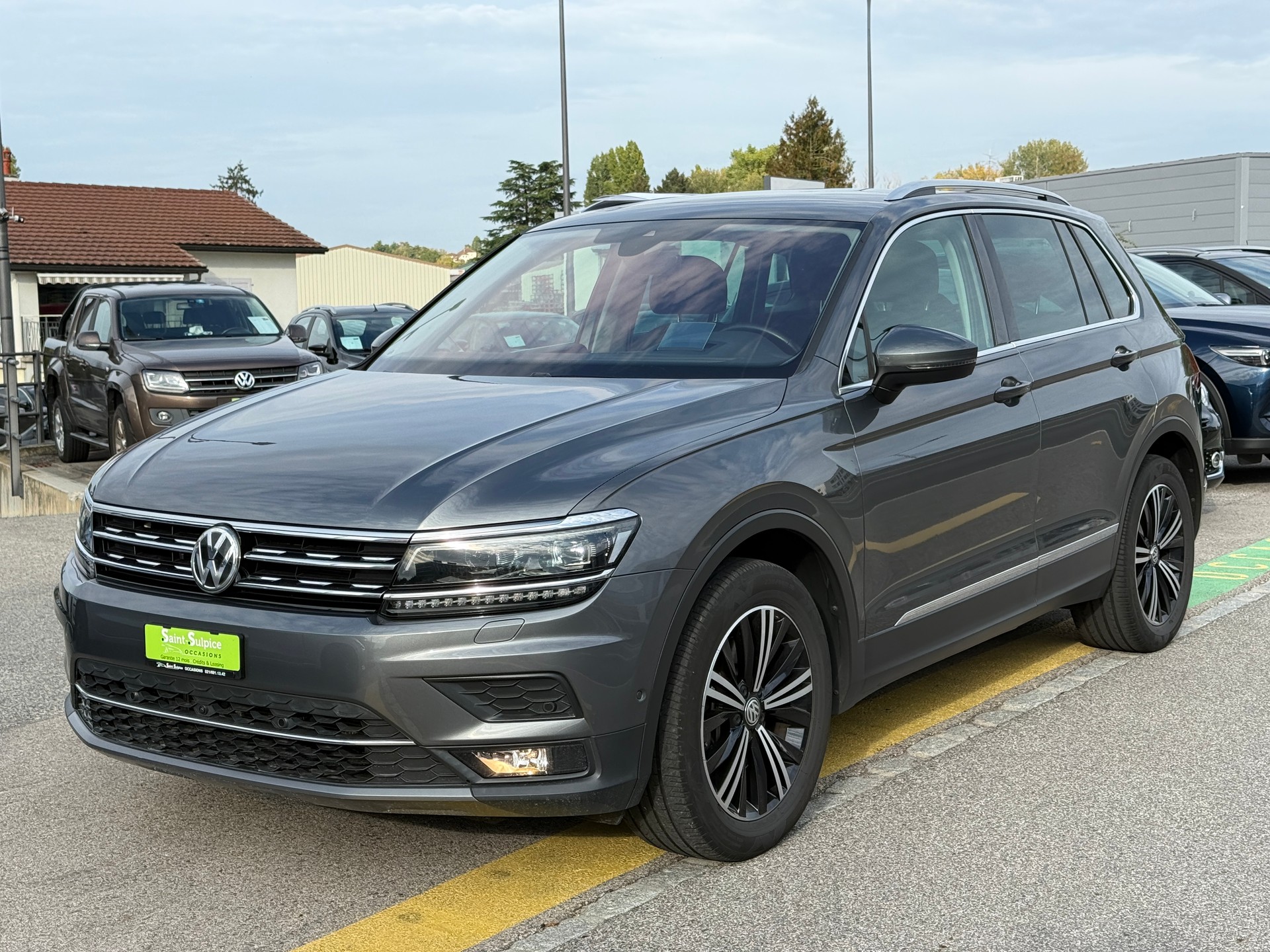 VW Tiguan 2.0TSI Highline 4Motion DSG - Nouvelle Expertise : 25.09.2026 - Crochet l’attelage poids remorquable 2’500 Kg-image-8